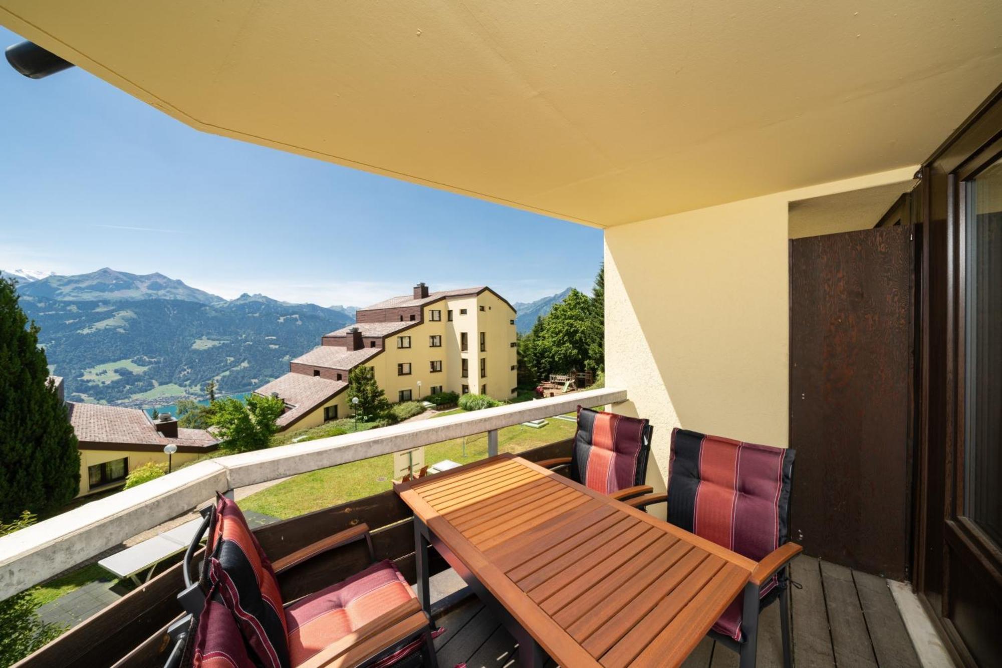 Wohnung Edelweiss Direkt In 4 Sterne Hotel Beatenberg Exterior foto